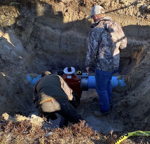 Water Line Extension Hinson Mosely Road To Camden Street, Jesup, GA - T. R. Long Engineering, P.C.